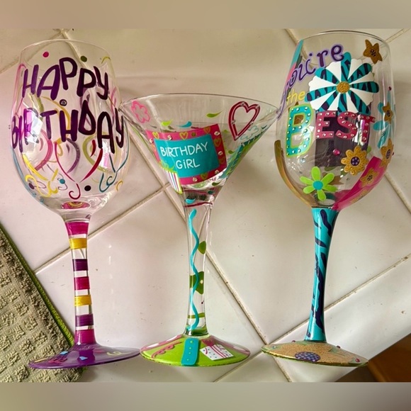 Painted Drinkware - Picture 1 of 7